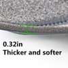 SecosAutoparts 2 Pieces Black Auto Door Panel Armrest Cover Synthetic