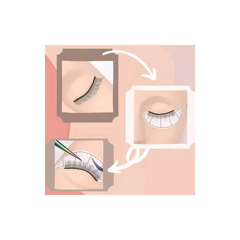 Parches Hidrogel Extensiones Pestañas Blanco 420 Uds Hydrogel Under Eye