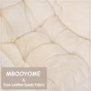 MBOOYOME Lazy Chair with Ottoman, Modern Accent Chair Contemporary Lounge