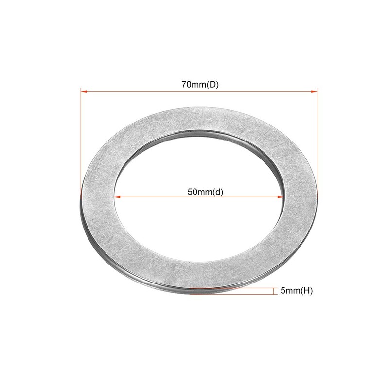 sourcing map AXK5070+2AS Needle Bearing with 2 Washers 50 mm