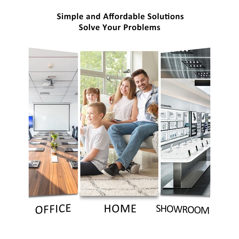 8Pack Remote Control Tether, 6.5 Ft Remote Control Leash, Retractable