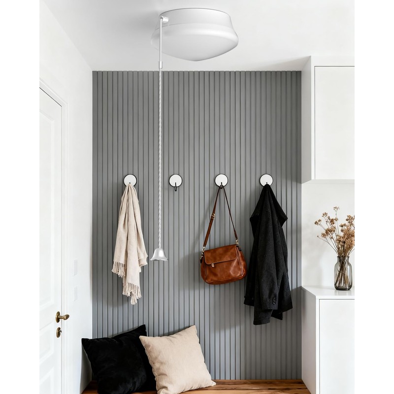 Lightdot 7” Modern LED Ceiling Light with Pull Chain 12W