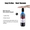 [2 PACK]Wine Bottle Stoppers, Reusable Wine Stoppers, Vacuum Wine Preserver
