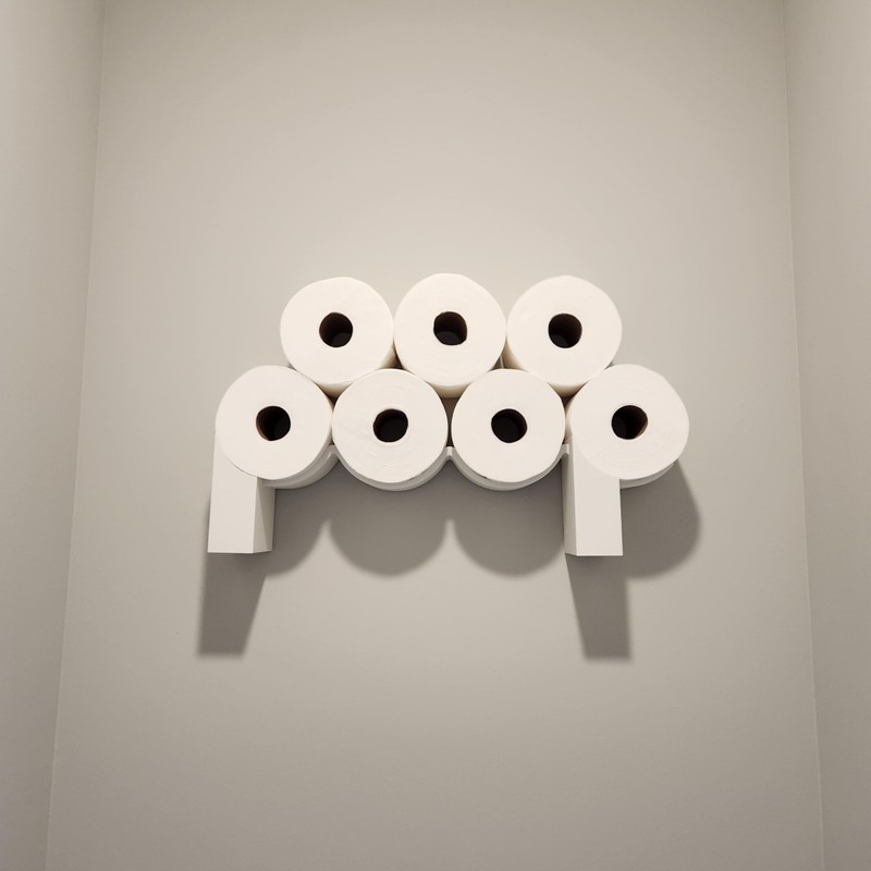 Poop Toilet Paper Holder - Functional and Fun! Bathroom Wall