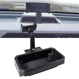 RERPRO Dash Phone Mount Holder for 2021 2022 2023 2024 2025 New Ford Bronco 2/4 Door Interior Accessories Center Console Dashboard Storage Tray Cell Phone Bracket, Not for B&Q Upgraded Stereo