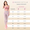 Merry Style Women's Leggings 7/8 with Lace MS10-342(Black,L)