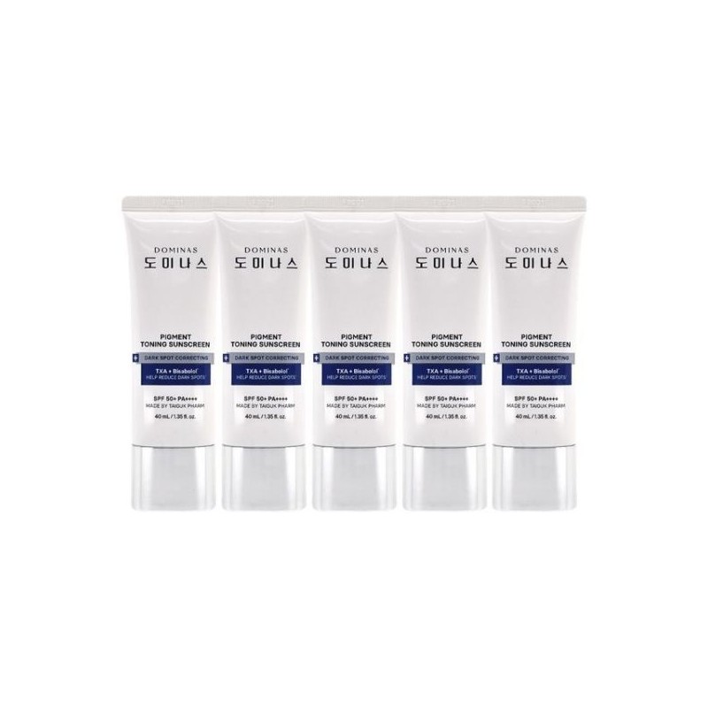 etv 도미나스 기미케어 톤업 트라넥삼산 선크림 40ml 5개