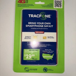 Tracfone Bring Your Own Phone SIM Kit - 4G LTE Network Compatibility for All Smartphones