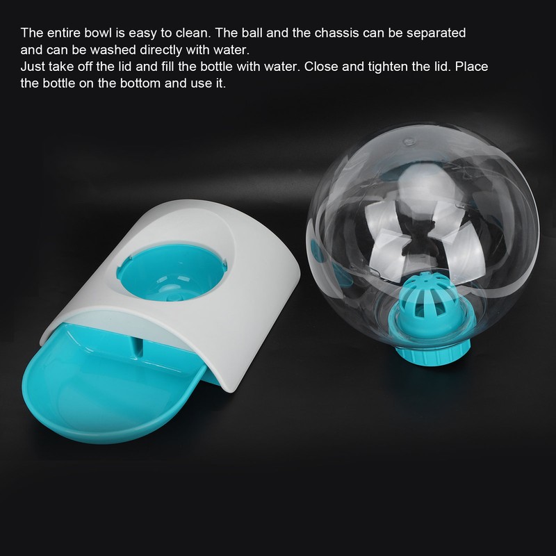 2.8L Pet Gravity Waterer Dispenser Automatic Water Drinking Fountain for