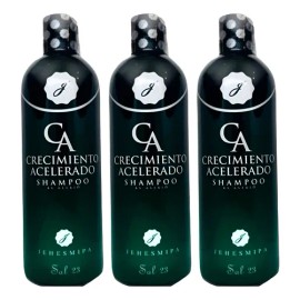 3 Shampoo Crecimiento Acelerado Jehesmipa                                                                                                             