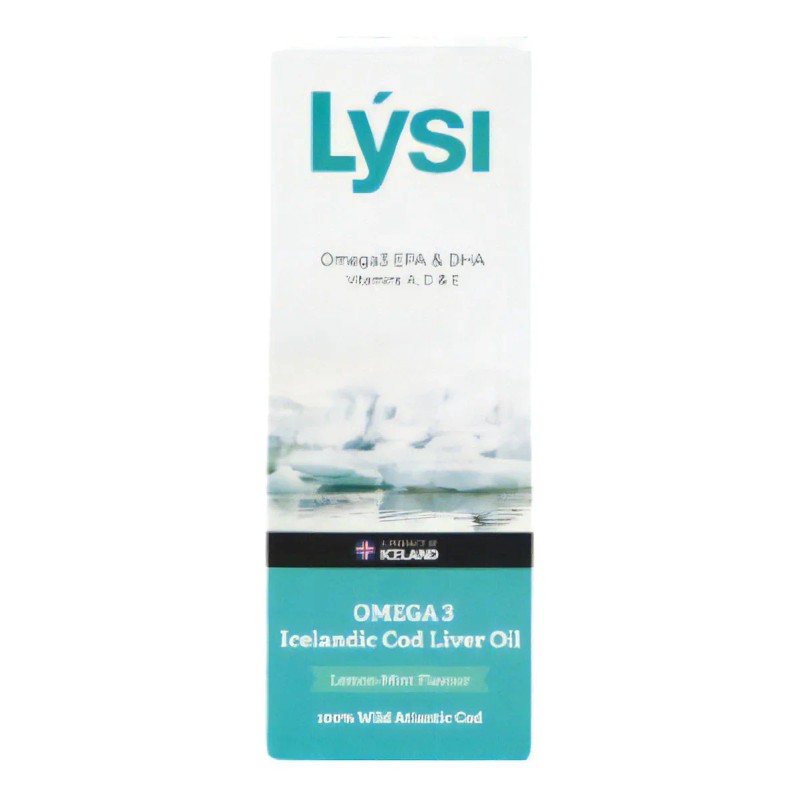 Aceite Hígado Bacalao Omega 3 Lýsi Limón Menta 240ml Sin
