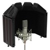 XTUGA MIS Microphone Isolation Shield, 5-Panel, Studio Recording Mic Sound