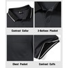 GEEK LIGHTING 3 Pack Mens Polo Shirts Short Sleeve Athletic