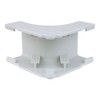 Construct Pro™ 5 Pack of Inside-Corner Raceway Adapters 1.38in (White)