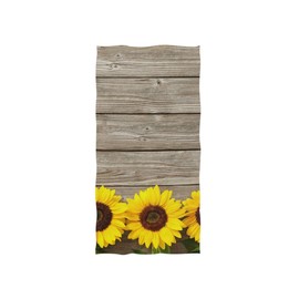senya Soft Hand Towels, Sunflowers Highly Absorbent Hand Towels for Bathroom, Hand, Face, Gym