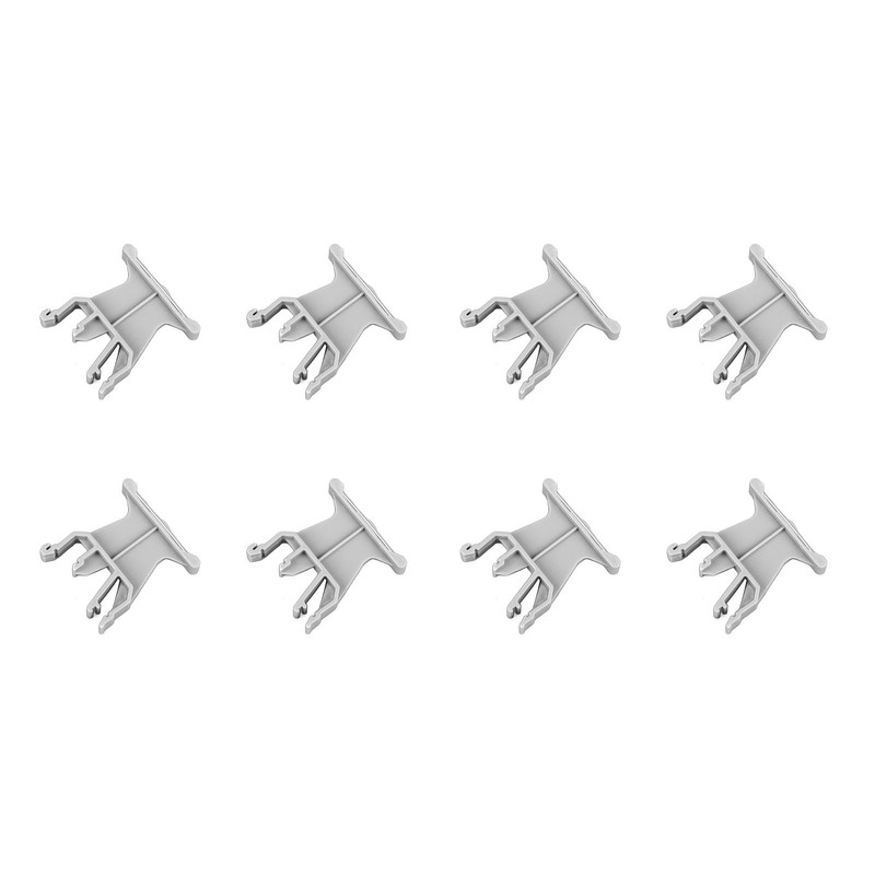 100pcs Terminal Marker Carrier 35mm DIN Rail Installation Universal UK