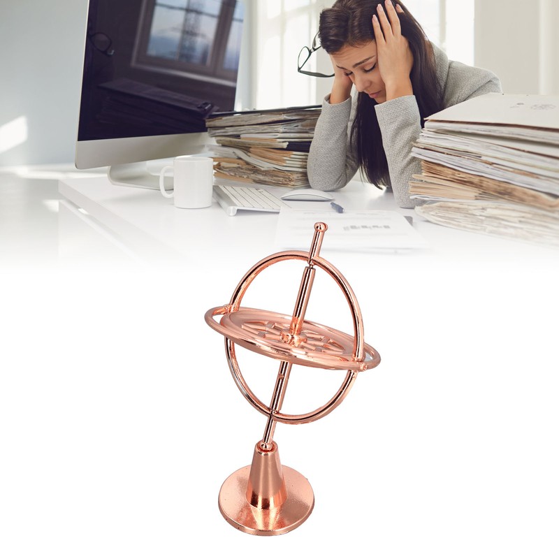 Alloy Gyroscope Toy Balance Relaxing Multi Functional Decompression Finger Gyroscope
