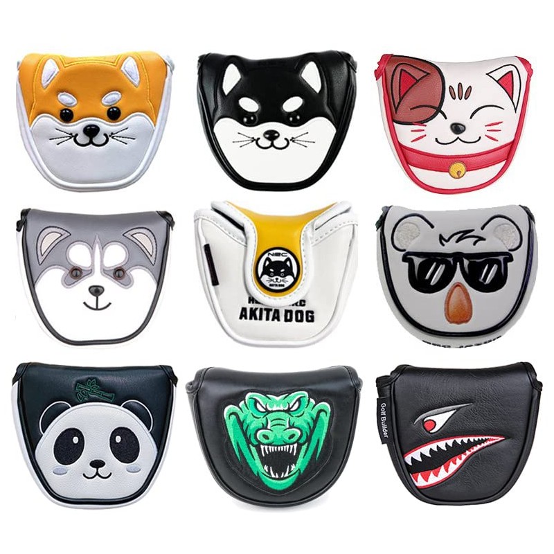 Golf Headcover Putter Cover for Mallet Odyssey 2 Ball Tailor