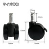 Chair Caster, Wheel, Urethane Chair, Caster Stopper, Fixed Legs Replacement,