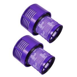 Replacement Filter Compatible with Dyson V10 Cordless Cyclone Animal Absolute Total Clean Washable 2Pack Purple