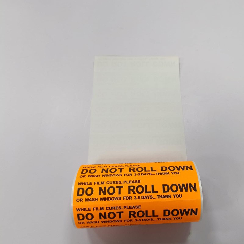 NBTOOL Window Tint Tools 300Pcs DO NOT ROLL Down Stickers