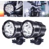 X-STYLE 40W Motorcycle Fog Lamp, LED, 3 Modes Switching, Hi/Lo/Strobe,