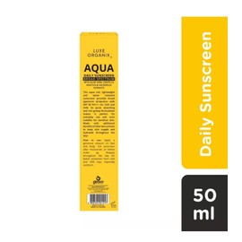 Luxe Organix Aqua Daily Sunscreen with SPF 50+ PA*** UVA/UVB Protection 50ml