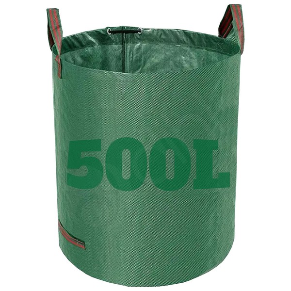 Dihl 500 Litre Heavy Duty Garden Waste Bags, Reusable Rubbish