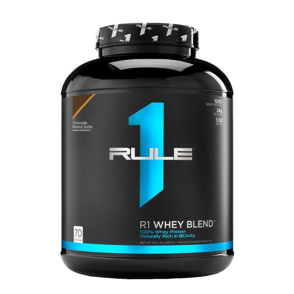 Rule 1 Proteins R1 Whey Blend, 68 Servings, Chocolate Peanut Butter