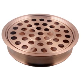 Communion Ware | Communion Tray | Holy Stackable Cup Tray for Churches | Communions Supplies | Portable Communions Trays with 40 Holes Disk | Stainless Steel - Rose Gold Copper Finish