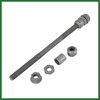 Motoforti 1 Pcs 9.5mm Wheel Hub Axle Rear Axle Solid