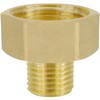 2 Pack Brass Pipe Fittings, BERANMEY 1/4" to 1/2" Pipe