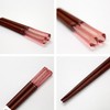 Ishida Chopsticks Made in Japan, Acrylic Crystal, Wooden (Natural Wood),