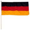 US Flag Store Germany Flag, 12 by 18-Inch,Black, Orange Red,BYLDE1218