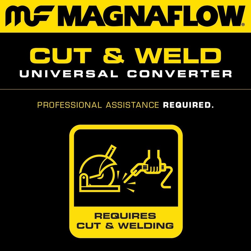 MagnaFlow Catalytic Converter 91003: Standard Grade, Universal Fit (EPA Compliant)