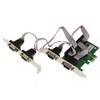 KALEA-INFORMATIQUE PCI Express PCIe Serial RS232 Controller Card with 4