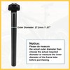 BULLSPANN Seat Post 27.2 Bicycle Saddle Post 300x27.2mm Aluminum Alloy