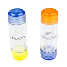 Premium Contact Lens Cases for Hard Lenses/RGP Lenses - 2 Pcs by Sports World Vision