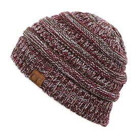 C.C Exclusives Cable Knit Beanie - Thick, Soft & Warm Chunky Beanie Hats (YJ-816) (Brown(24) Mix)