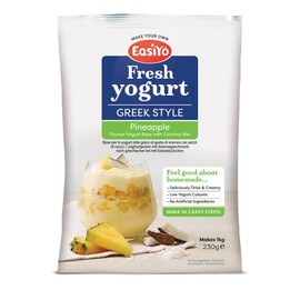 EasiYo Pineapple & Coconut Bits Yogurt Mix 1 x 230g Sachet