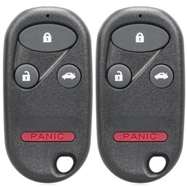 KEYALL 2 X Remotes Key Fob for Honda Civic for Honda Accord 1996-1999 A269ZUA101-434Mhz