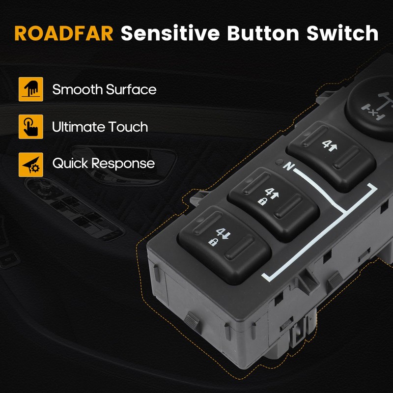 ROADFAR 4WD Wheel Drive Switch Fits 2003-2007 for Hummer H2