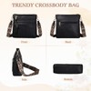 RAVUO Crossbody Bags for Women, Designer Soft Faux Leather Shoulder