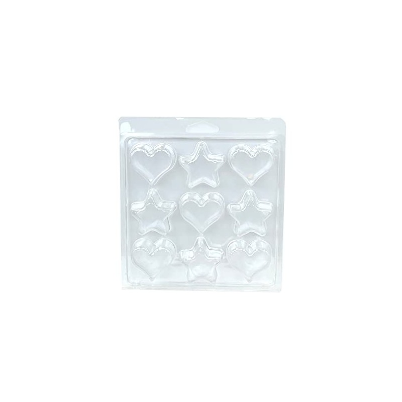 LiveMoor Wax Melt Clamshells/Packaging - Packs of 10 (9 Cavity