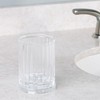 iDesign 13170 Alston Acrylic Tumbler for Bathroom Vanities - Clear