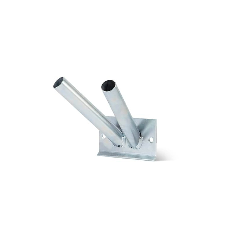 Alberts 639679 Holder for Flagpoles, for Wall Mounting, for Two