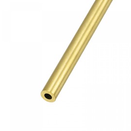 sourcing map Brass Tube (8mm OD x 2mm Wall T x 300mm L), Straight Tubing - for Home Furnishing, Machinery, DIY Handicraft