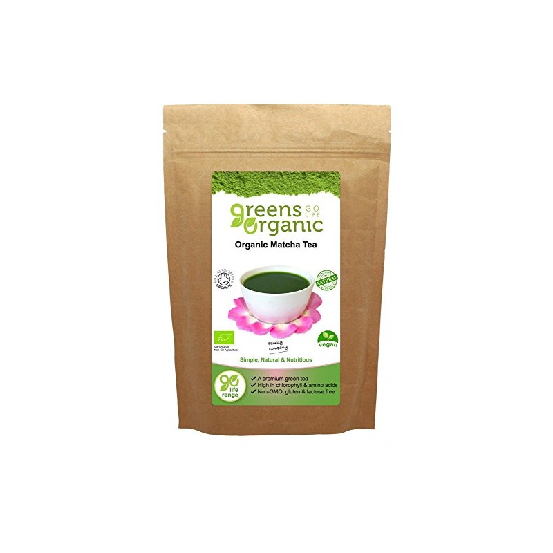 Greens Organic Greens Organic Matcha Tea 50g (Pack of 2)