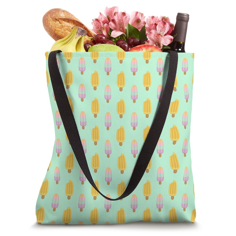 Summer Colorful Water Ice Pattern Tote Bag