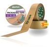 E Porium Brown Packing Tape | Self Adhesive Biodegradable Paper